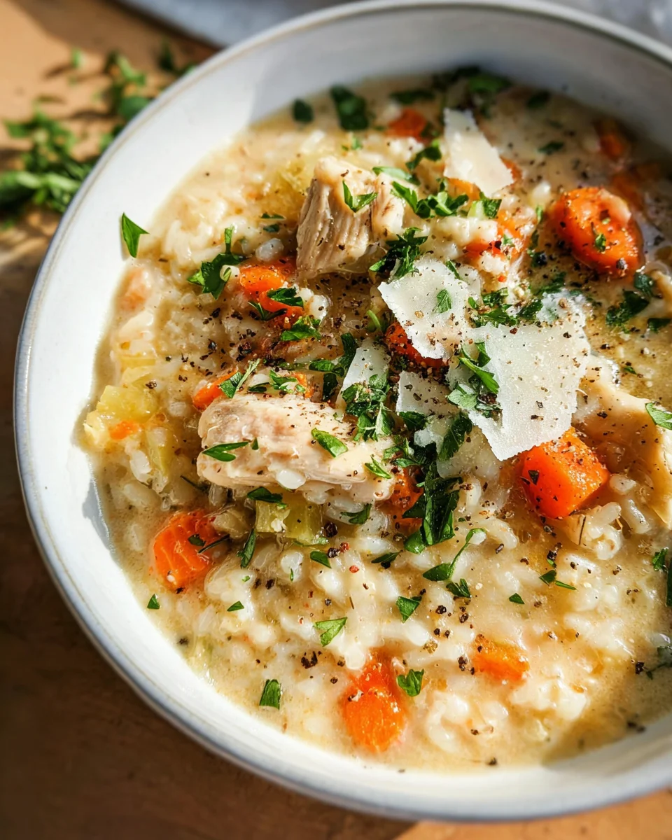 Creamy Chicken and Rice Soup