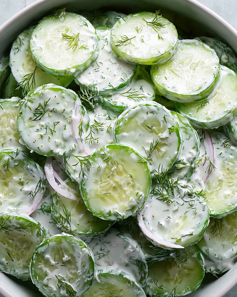 Creamy Cucumber Salad