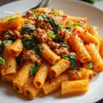 Creamy Sausage Rigatoni
