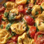 Creamy Tortellini with Tomatoes