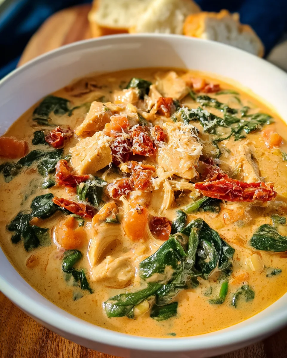 Creamy Tuscan Chicken Soup