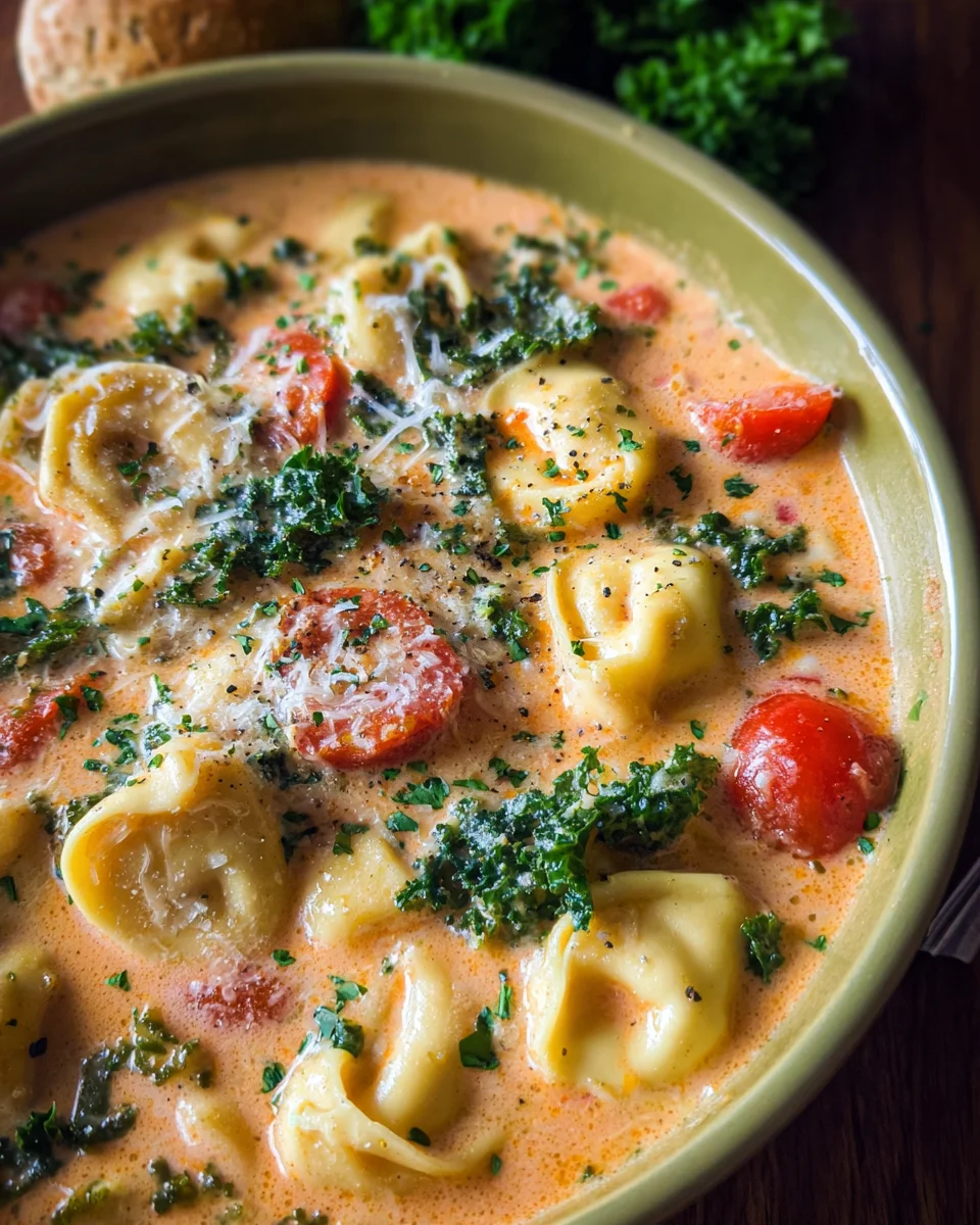 Creamy Tuscan Tortellini Soup 18 Creamy