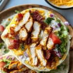 Crispy Chicken Bacon Ranch Wrap 25 Crispy Chicken Bacon Ranch Wrap