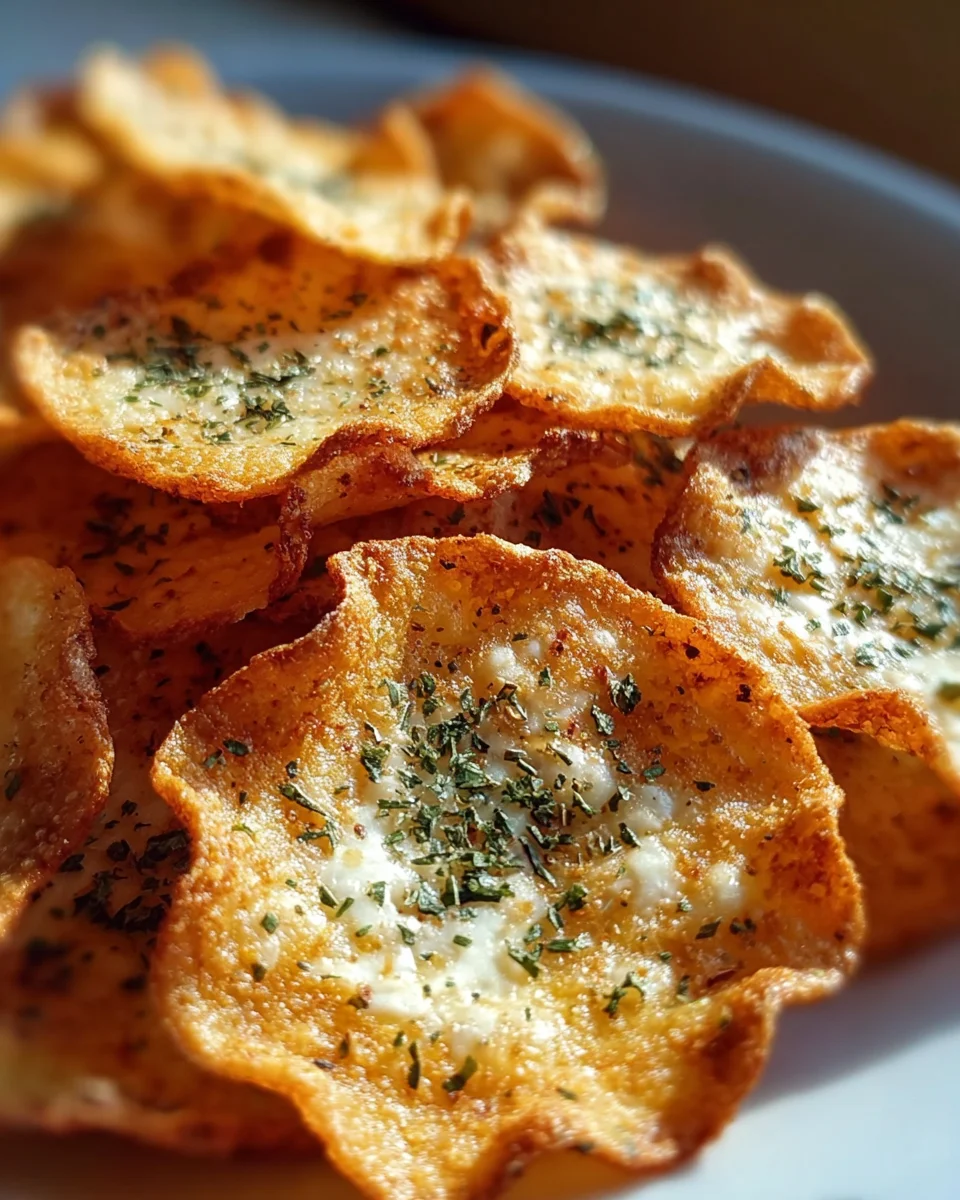 Crispy Cottage Cheese Chips 18 Crispy
