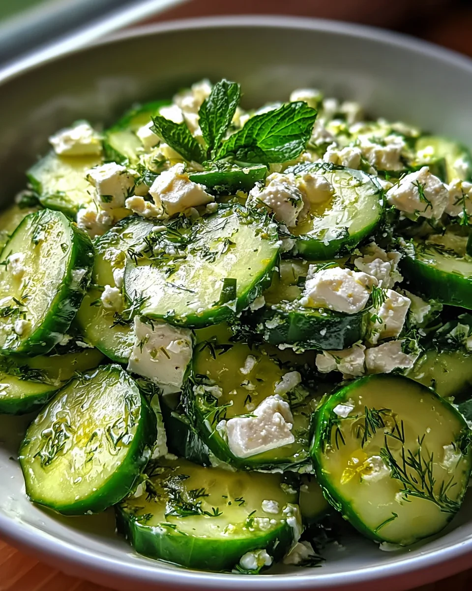 Cucumber Feta Salad 17 Cucumber
