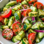 Cucumber Tomato Avocado Salad 19 Cucumber Tomato Avocado Salad