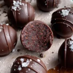 Dark Chocolate Protein Balls (No Bake, Low Carb) 24 Dark Chocolate Protein Balls (No Bake, Low Carb)