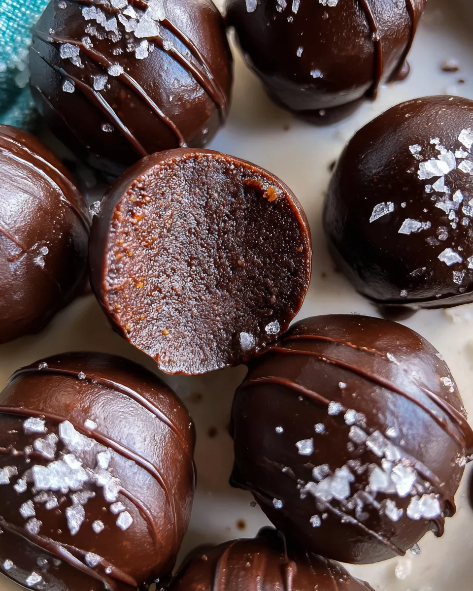 Dark Chocolate Protein Balls (No Bake, Low Carb) 22 Dark