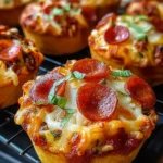 Deep Dish Pizza Cupcakes