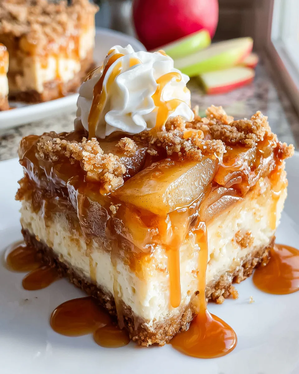 Easy Caramel Apple Cheesecake Bars 31 Easy