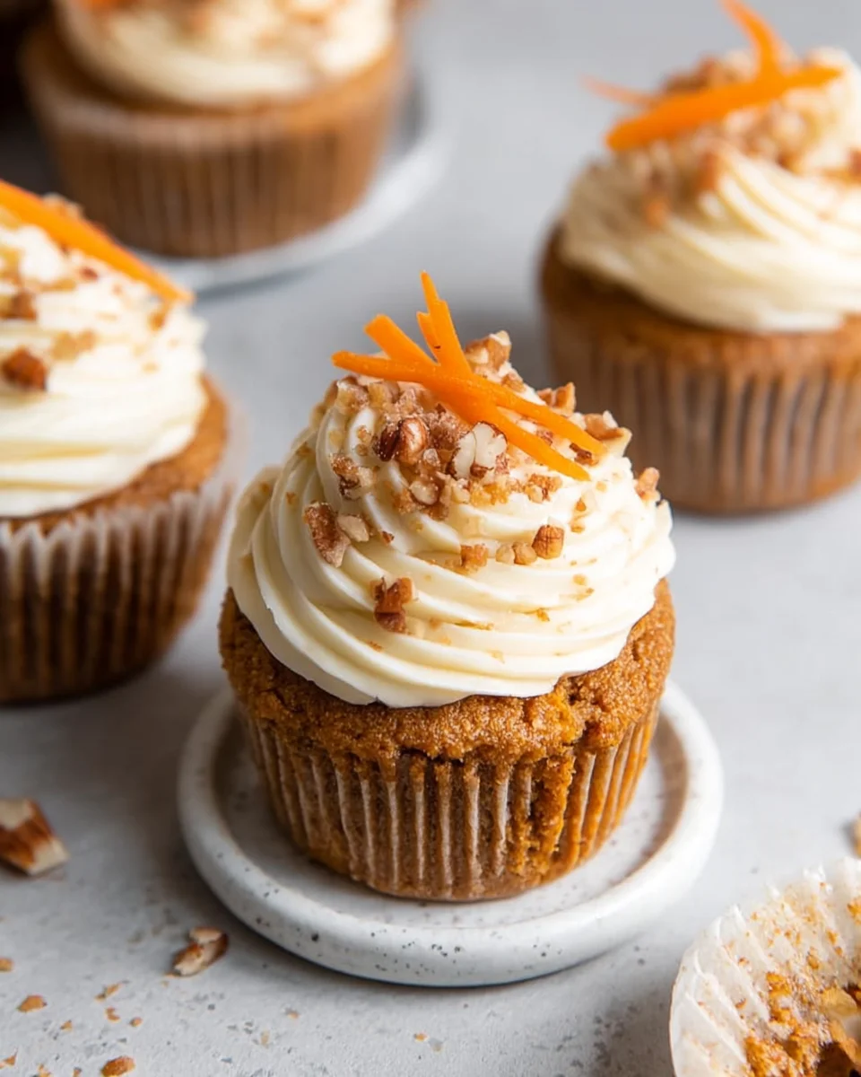 Easy Carrot Cake Cupcakes