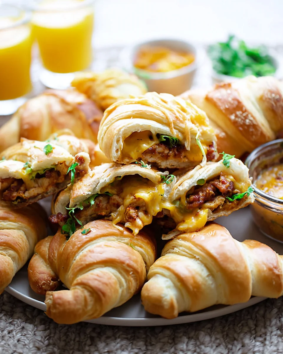 Easy Cheesy Chicken-Filled Crescents