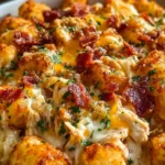 Easy Chicken Bacon Ranch Tater Tot Casserole 22 Easy Chicken Bacon Ranch Tater Tot Casserole