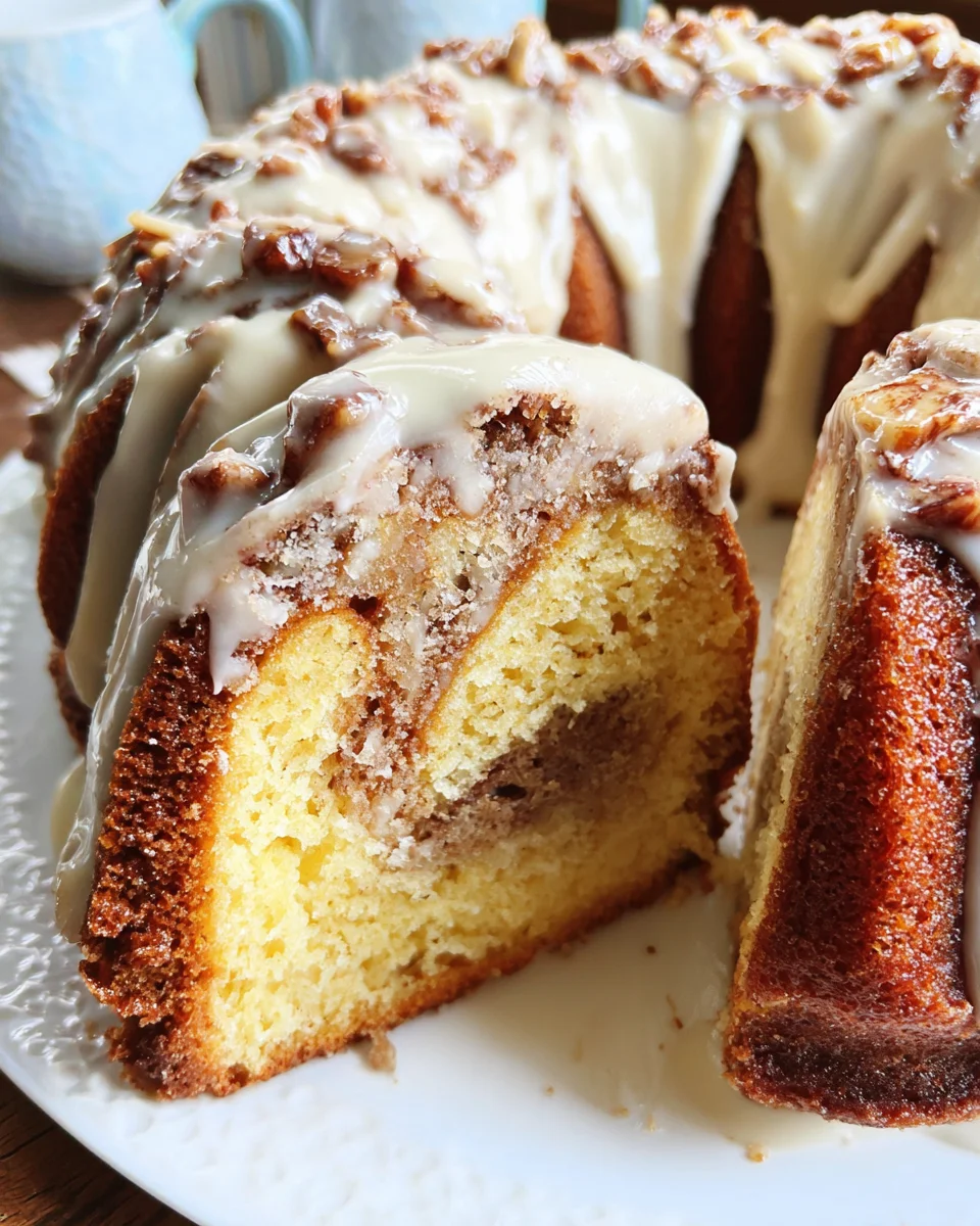Easy Cinnamon Roll Bundt Cake