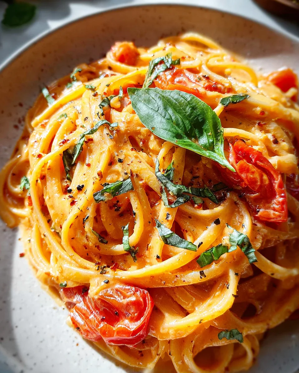 Easy One Pot Creamy Tomato Pasta 20 Easy