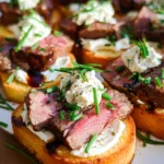 Easy Steak Crostini (with Horseradish Sauce) 19 Easy Steak Crostini (with Horseradish Sauce)