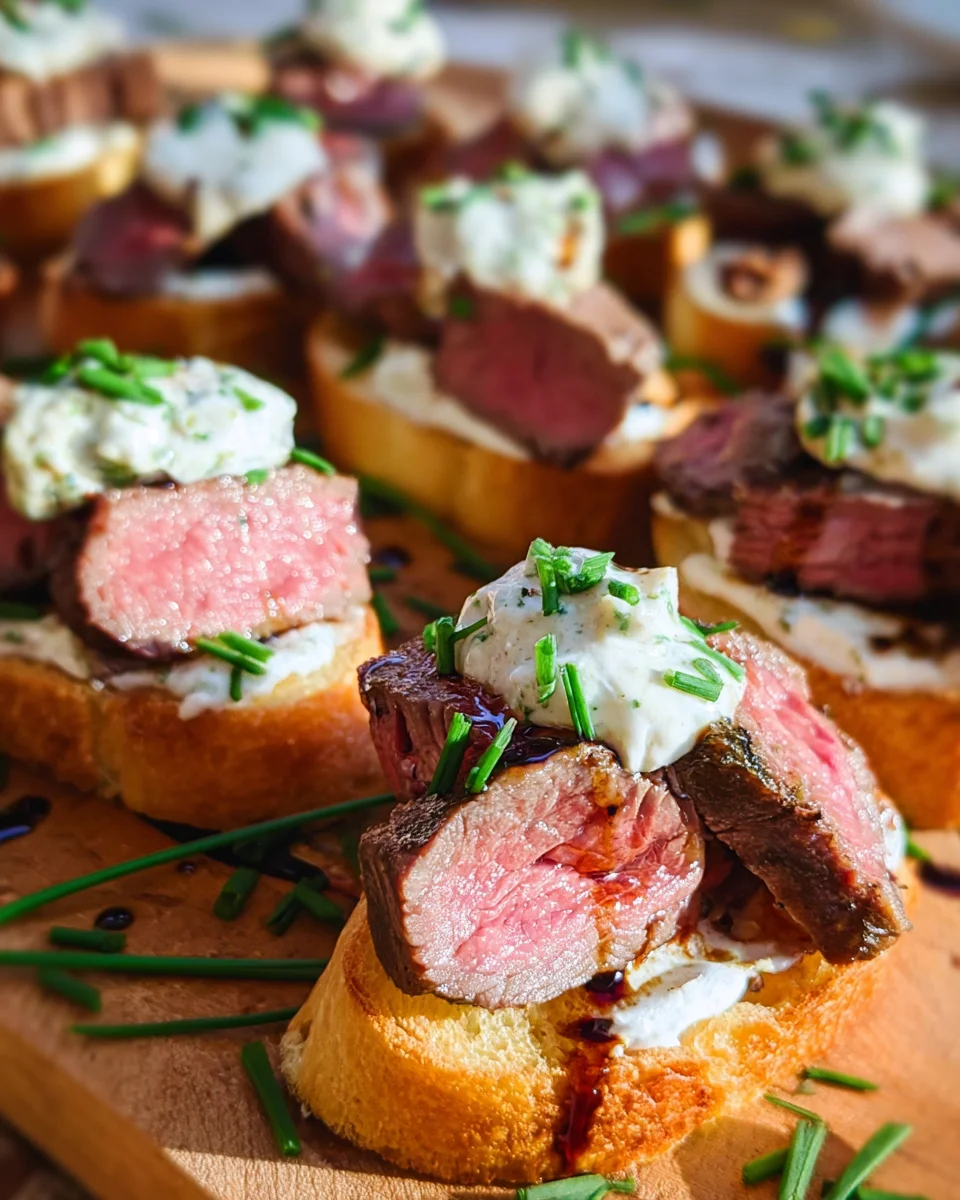 Easy Steak Crostini (with Horseradish Sauce) 17 Easy