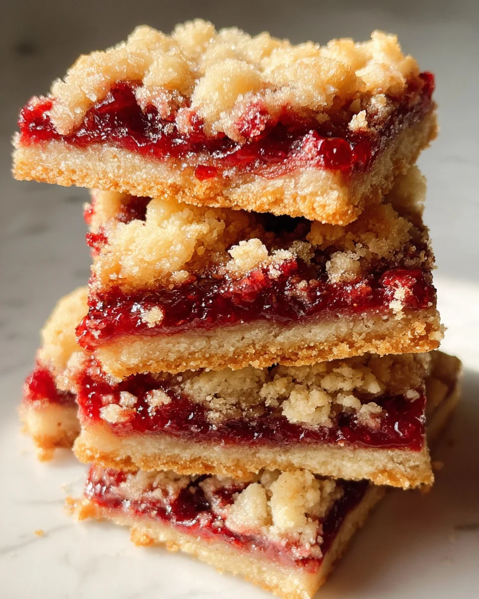 Fabulous Five Ingredient Raspberry Bars