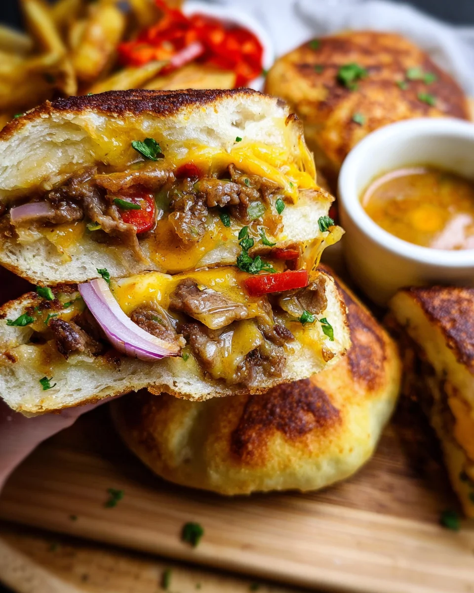 Fluffy Pan Bread With Beef