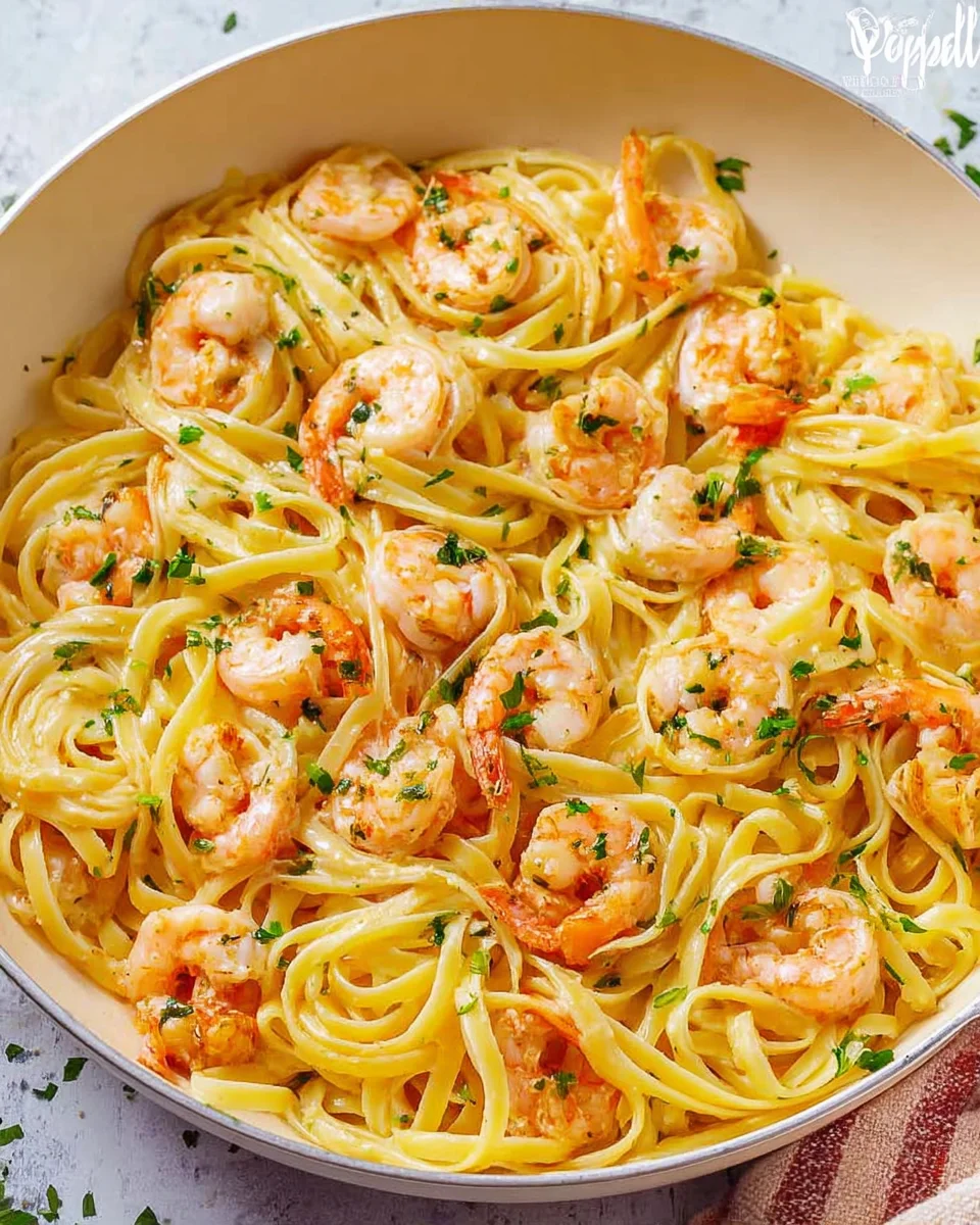 Garlic Butter Shrimp Pasta