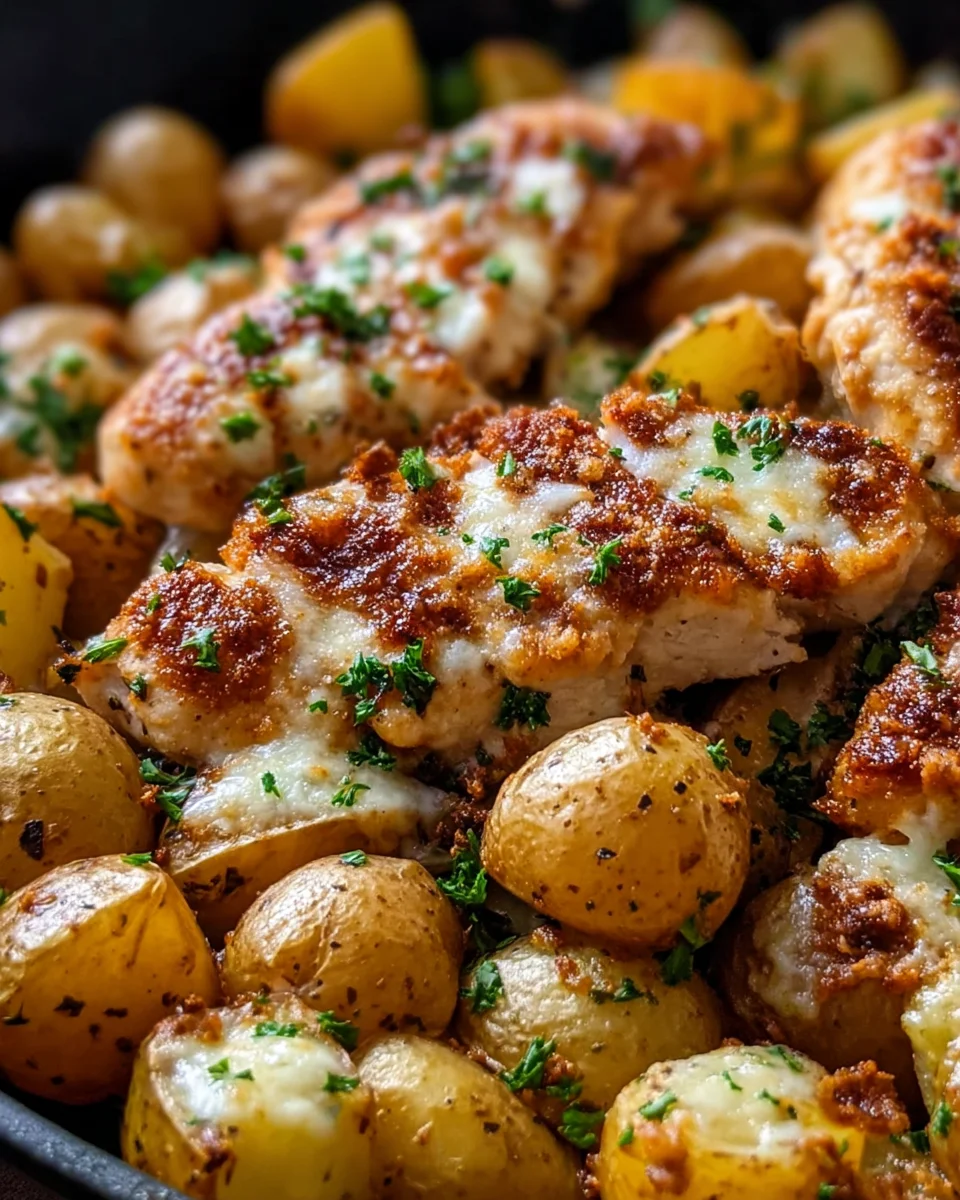 Garlic Parmesan Chicken and Potatoes (One-Pan Dinner) 20 Garlic