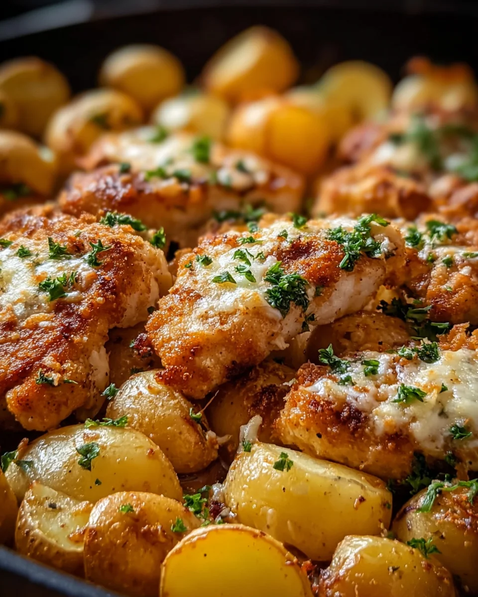 Garlic Parmesan Chicken and Potatoes (One-Pan Dinner) 21 Garlic