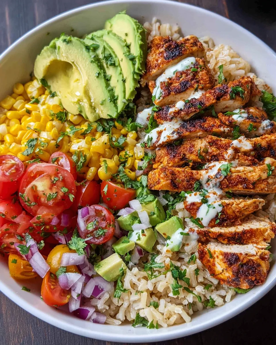 Grilled Chicken Burrito Bowls 16 Grilled