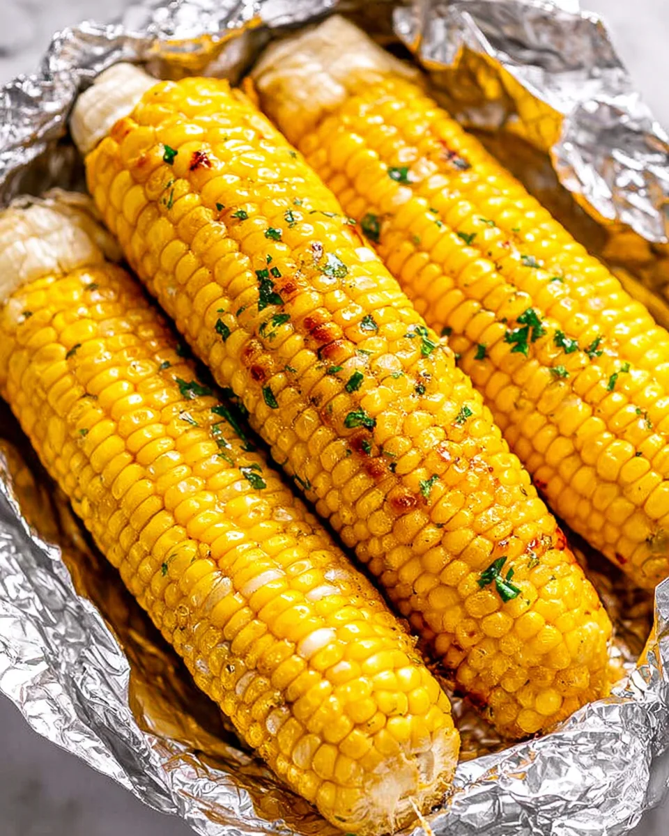 Grilled Corn on the Cob in Foil