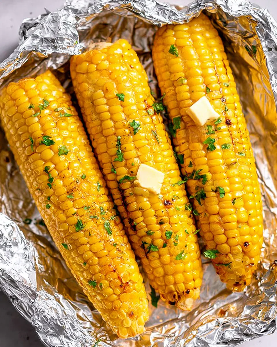 Grilled Corn on the Cob in Foil 16 Grilled