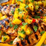 Grilled Mango Pineapple Chicken 19 Grilled Mango Pineapple Chicken