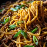 Ground Beef Mongolian Noodles 23 Ground Beef Mongolian Noodles