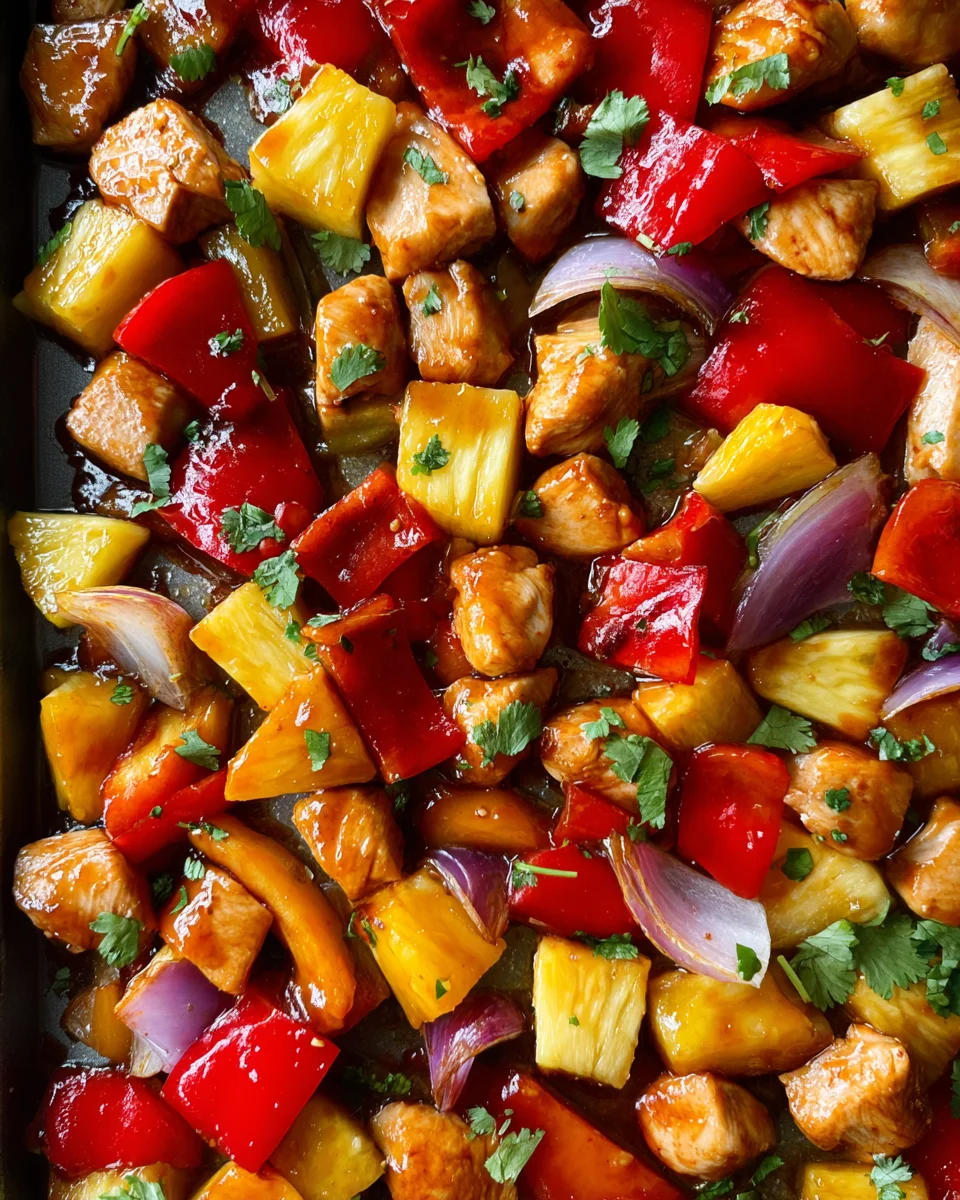 Hawaiian Chicken Sheet Pan 23 Hawaiian
