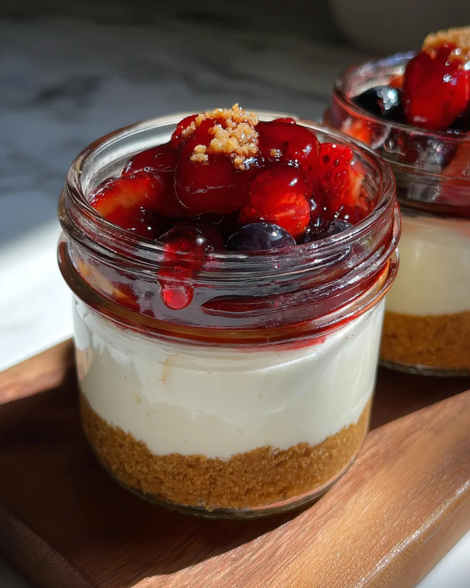 High Protein Cheesecake Jars 15 High