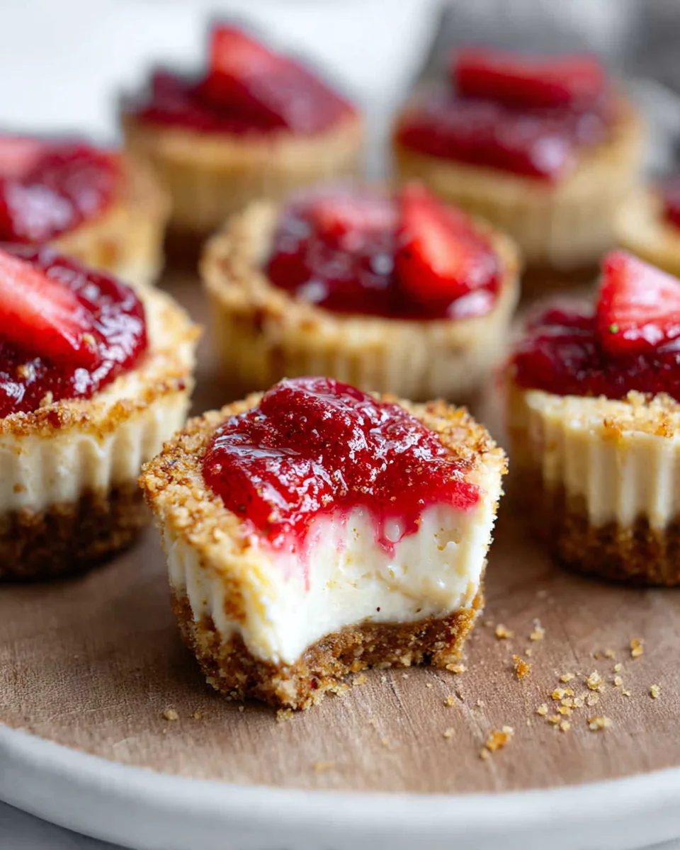 High Protein Healthy Strawberry Cheesecake Bites 21 High