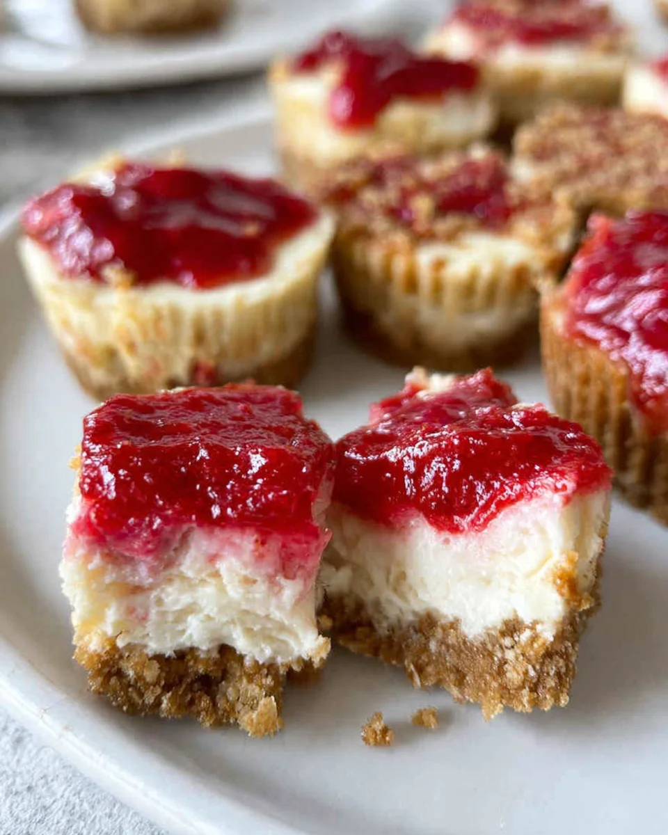 High Protein Healthy Strawberry Cheesecake Bites 22 High
