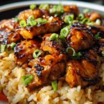 Honey BBQ Chicken Rice 26 Honey BBQ Chicken Rice