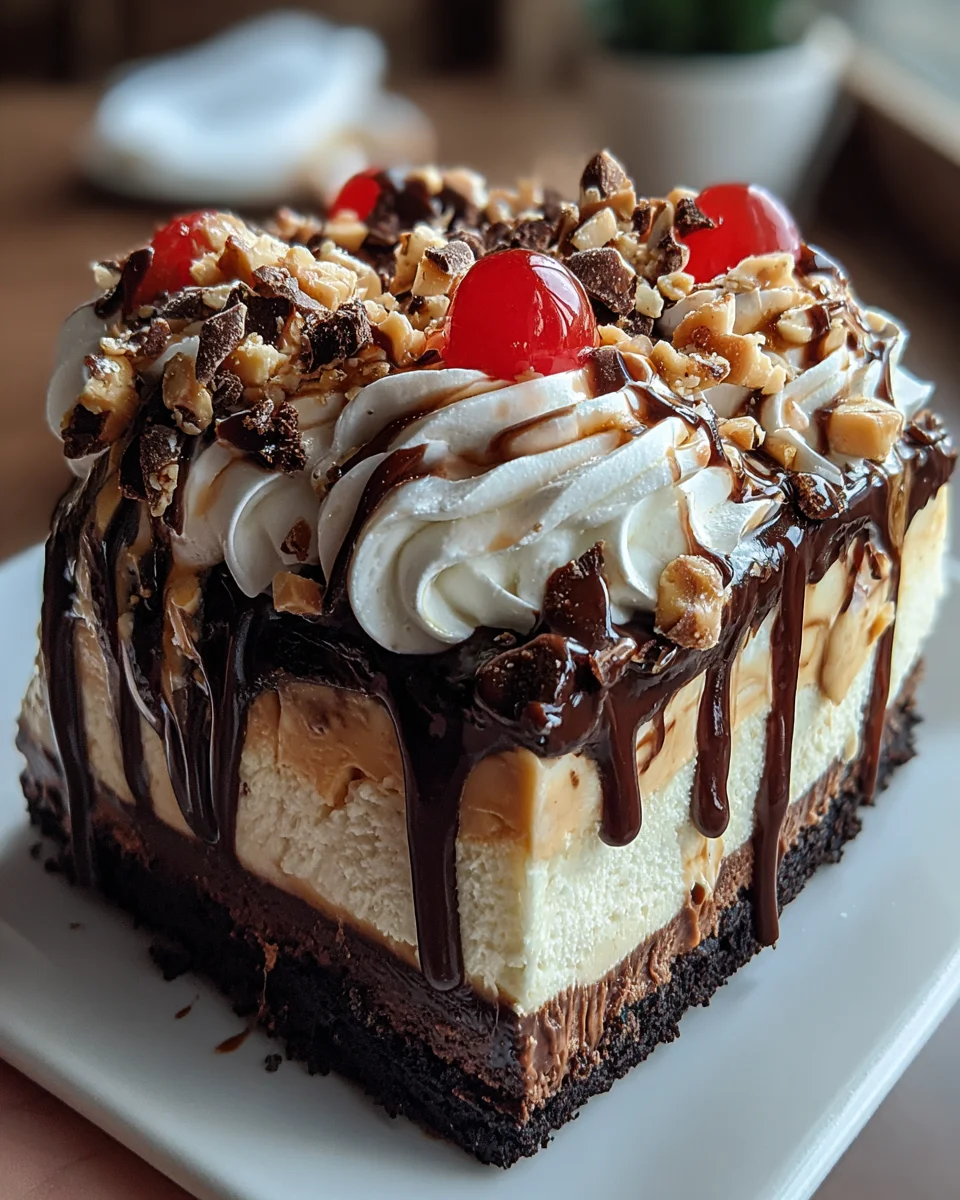 Hot Fudge Sundae Brownie Cheesecake 30 Hot