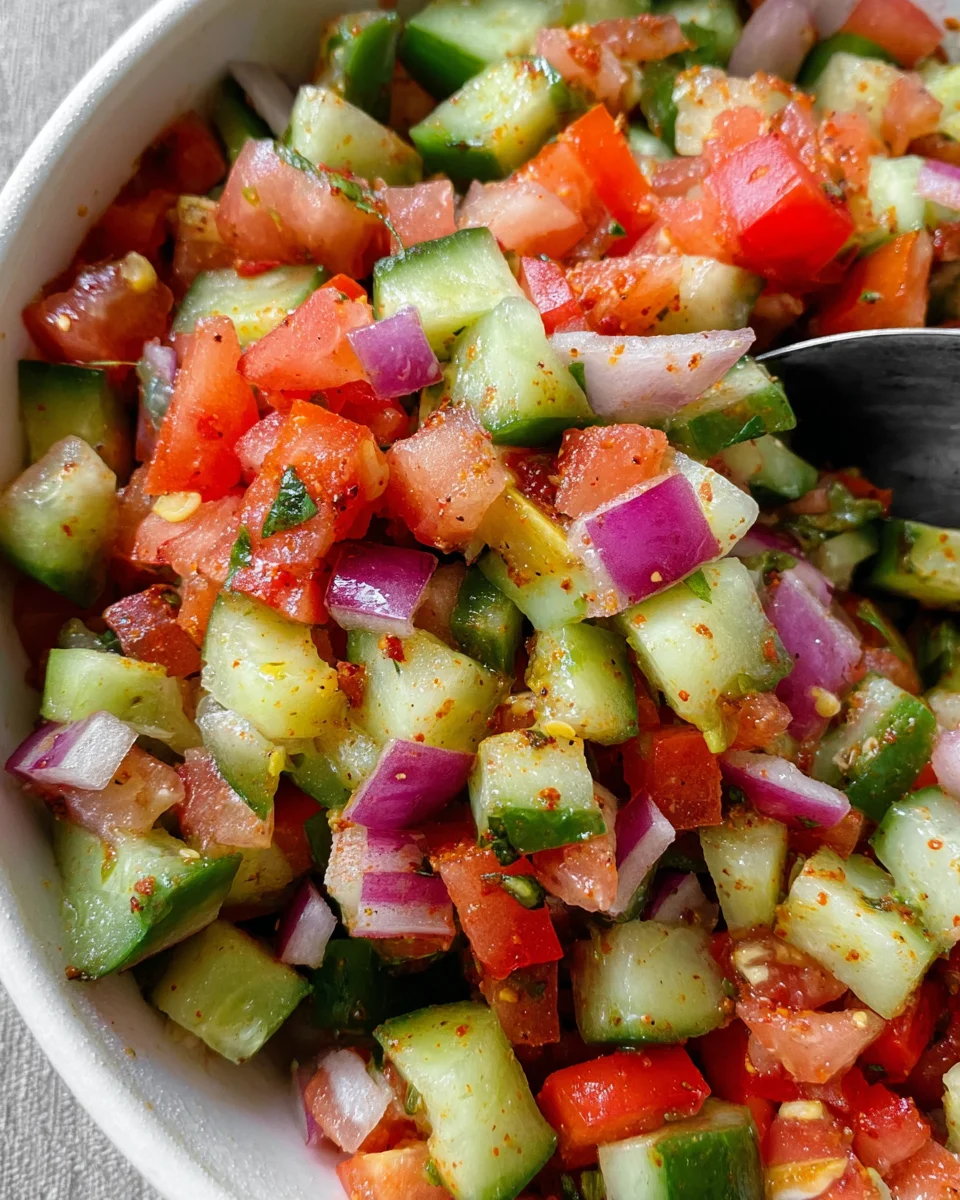 Indian Kachumber Salad