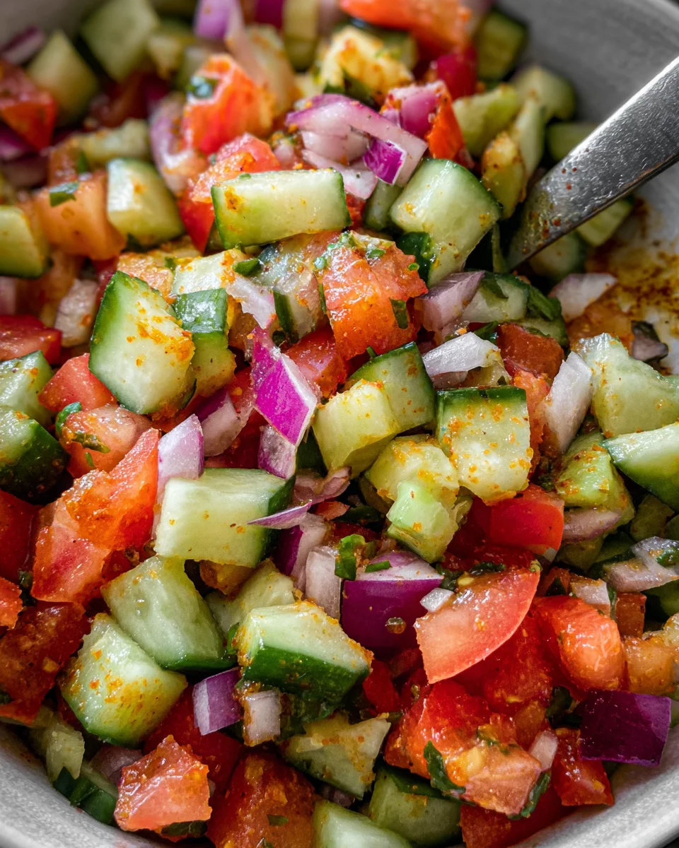 Indian Kachumber Salad 18 Indian