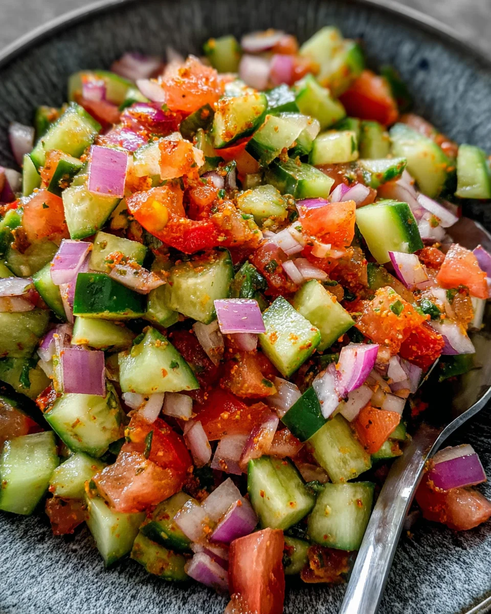 Indian Kachumber Salad 19 Indian