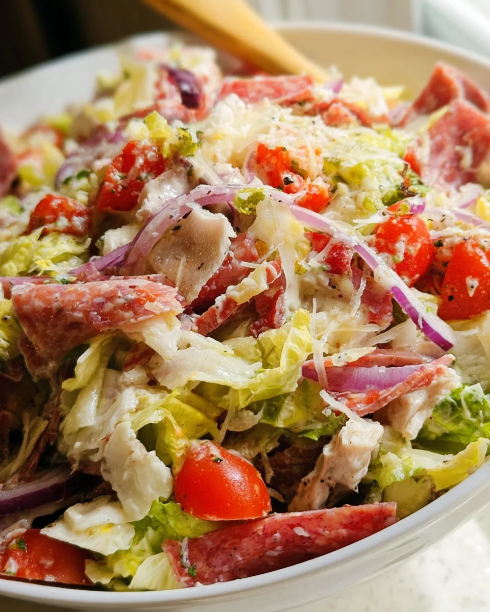 Italian Grinder Salad (Chopped Sub Salad) 26 Italian