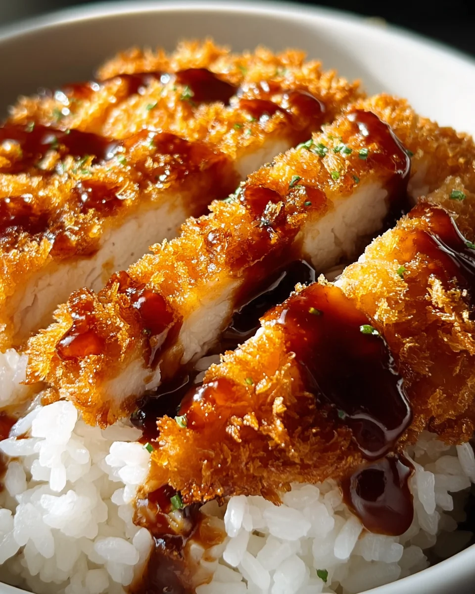 Japanese Katsu Bowls with Tonkatsu Sauce 18 Japanese