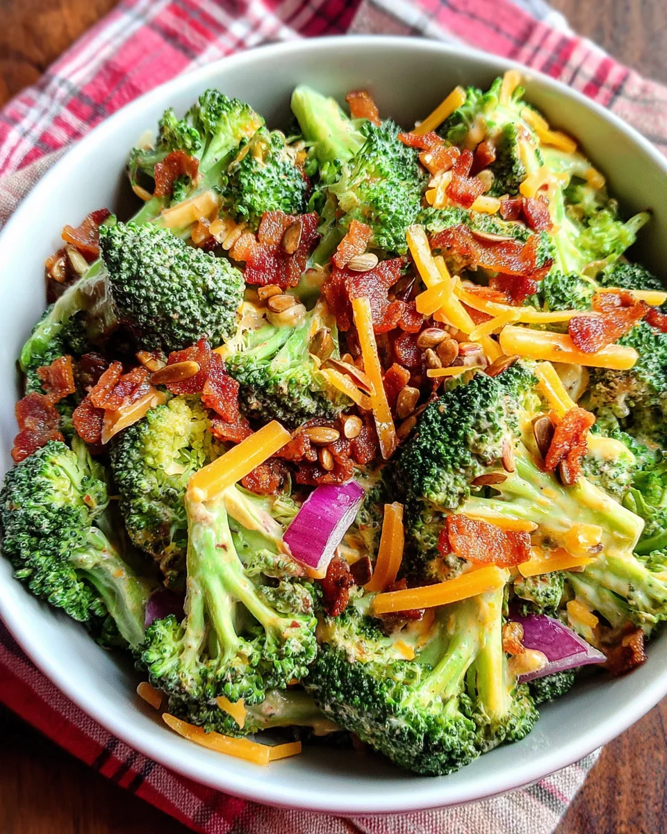 Keto Broccoli Salad Recipe