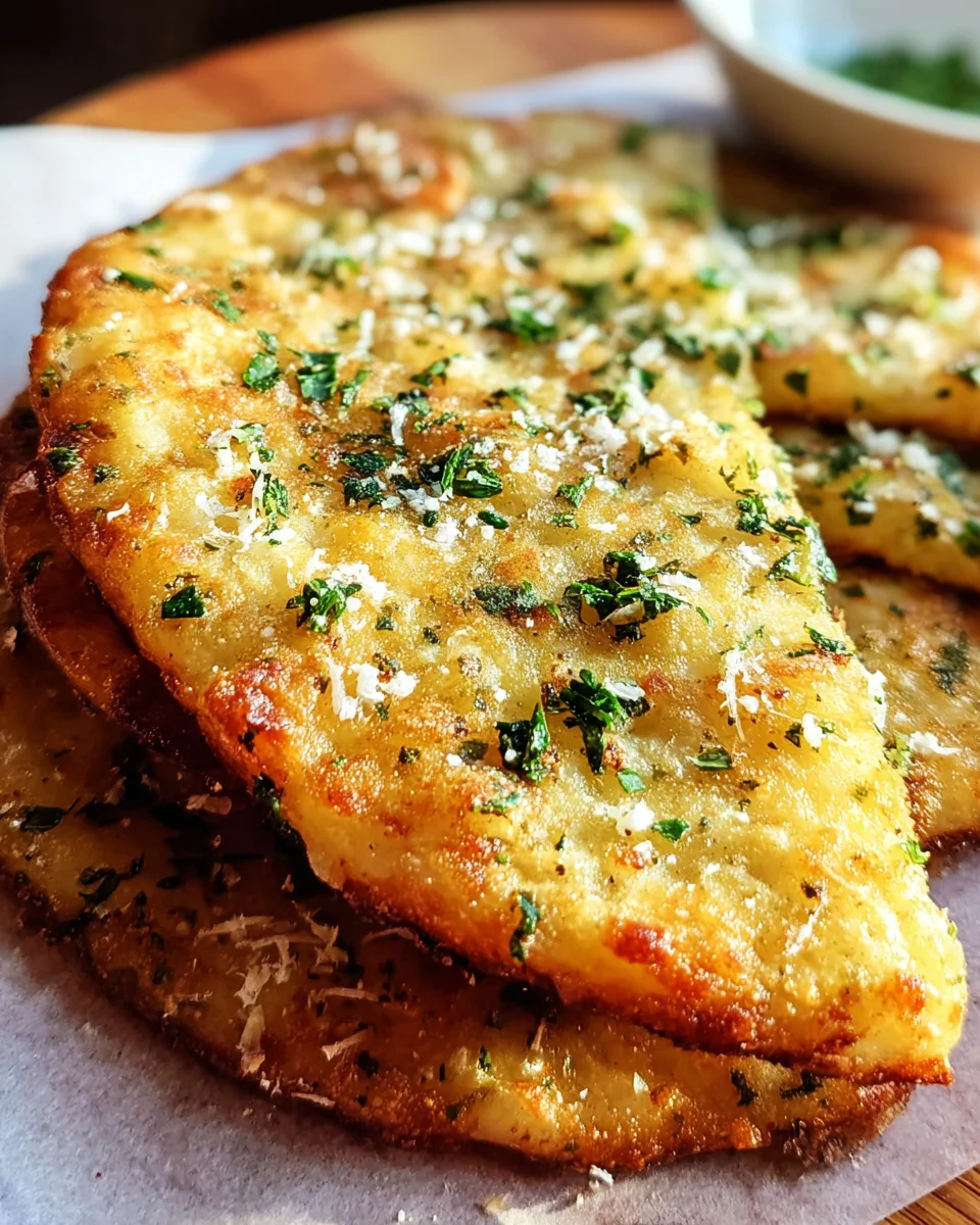 Keto Garlic Flatbread