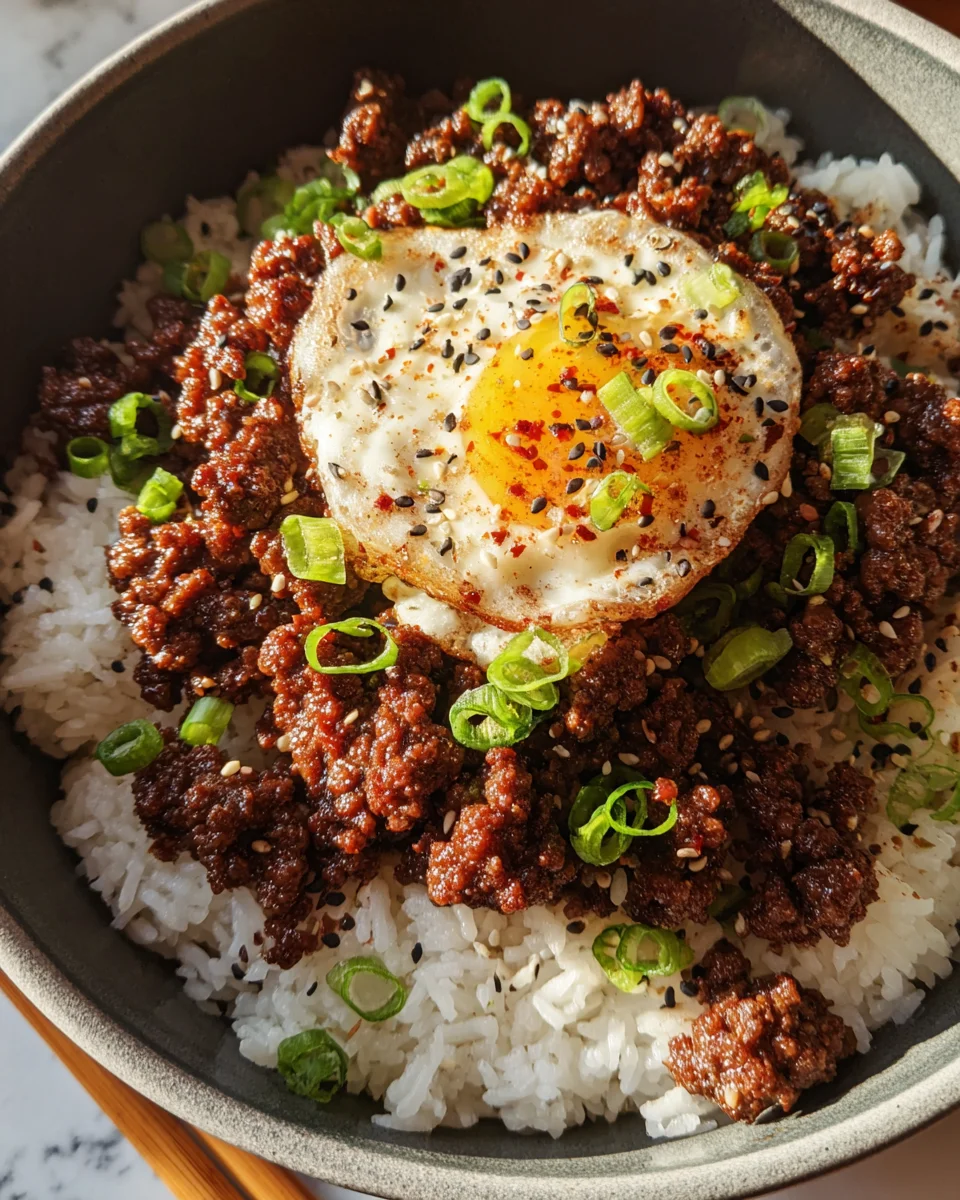 Korean Ground Beef Bowl (25-Minutes) 18 Korean