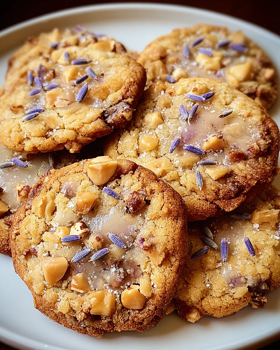 Lavender Honey Crunch Cookies