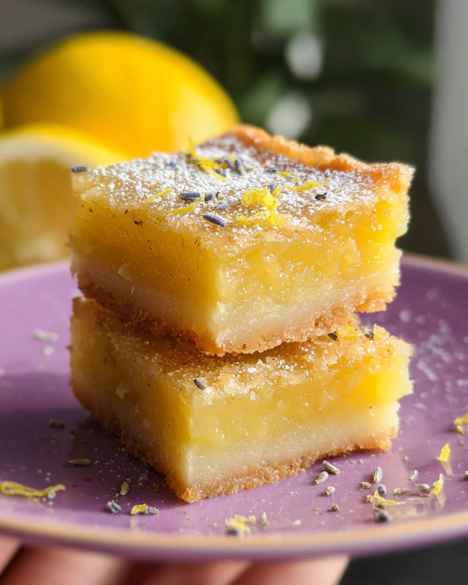 Lavender Lemon Bars 17 Lavender