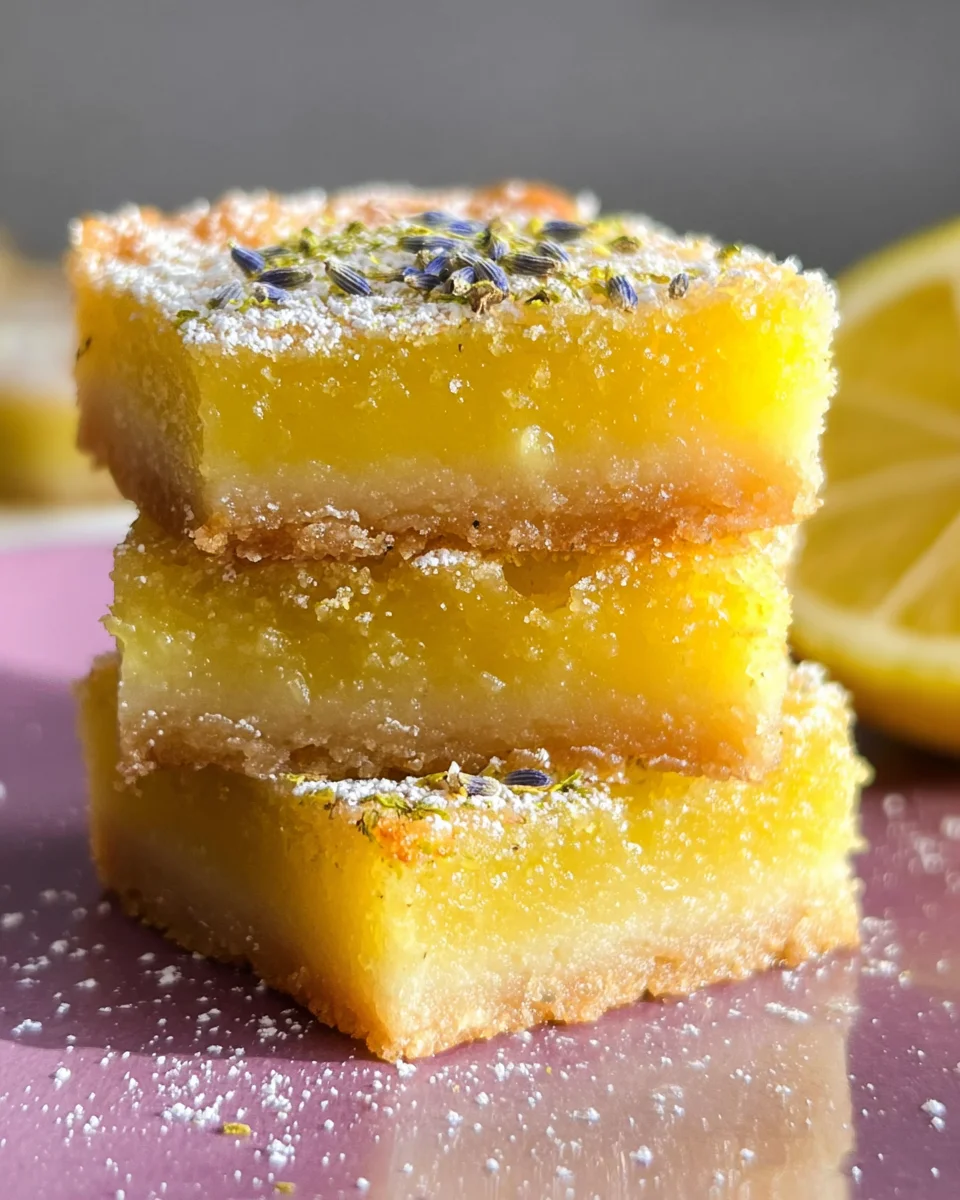 Lavender Lemon Bars 18 Lavender