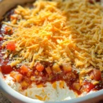 Layered Cream Cheese and Salsa Dip
