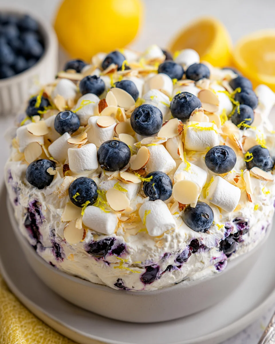 Lemon Blueberry Fluff 15 Lemon